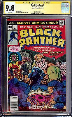 Black Panther #1 CGC 9.8 Marvel 1977 STAN LEE SIGNATURE! Signed! SS! L9 211 cm