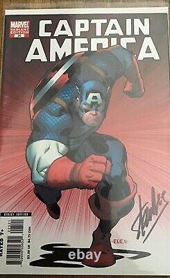 CAPTAIN AMERICA Comic #25 MCGUINNESS VARIANT SIGNED BY STAN LEE DEATH OF CAP