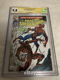 CARNAGE! The Amazing Spider-Man #361 CGC 9.8 Signed By STAN LEE/BAGLEY 1st App