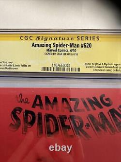 CGC 9.6 Amazing Spider-Man #620 signed by Stan Lee