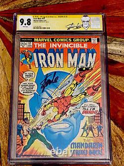 CGC 9.8 1973 #57 IRON MAN Signed STAN LEE Marvel Autographed