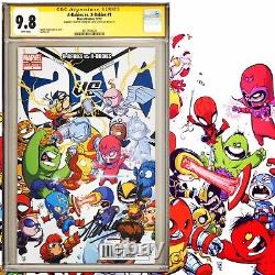 CGC 9.8 SS A-Babies vs. X-Babies #1 signed by Stan Lee & Skottie Young Avengers