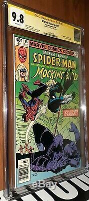 CGC 9.8 ss Signed Stan Lee Marvel Team-Up 95. First Appearance Mockingbird. 1980