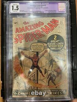 CGC Spider-Man 1, 3, 4, 5, 9, 31, 50, 101, 129, 194, 210 Stan Lee Signed LOT