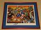 Captain America Print Signed Jack Kirby & Stan Lee Auto AP # 23/95 Avengers 50th