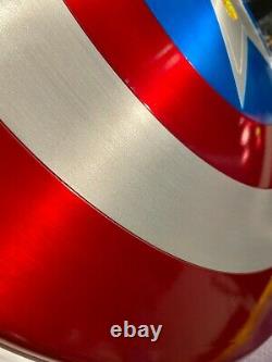 Captain America Shield Signed by STAN LEE-Avengers Marvel Full METAL double COA