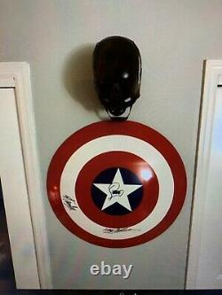 Captain America Shield. Signed by Stan Lee and certified