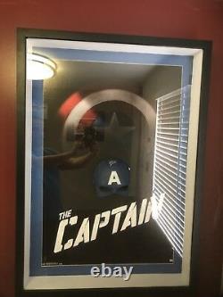 Captain America Signed Stan lee With COA Spider-Man Marvel