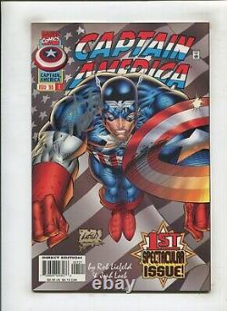Captain America Vol. 2 #1 (9.2) Signed Stan Lee! 1996
