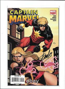 Captain Marvel #22 2008 Nm- Dynamic Forces Limited Series 2/5 Stan Lee Signed