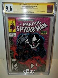 Cgc 9.6 Ss (nm+) Amazing Spider-man #316 2x Signed Todd Mcfarlane Stan Lee