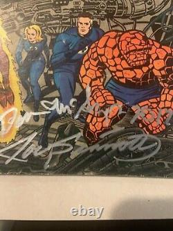 Chadwick boseman signed Rare Fantastic Four 52, Stan Lee, Joe Sinnott, PSA COA