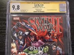 Civil War II SS CGC 9.8 Signed RAMOS Variant Signature Series Stan Lee Exclusive