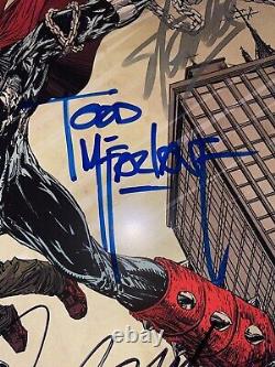 Comikaze Program Signed Stan Lee McFarlane Silvestri Wolfman +1 Spawn Spiderman