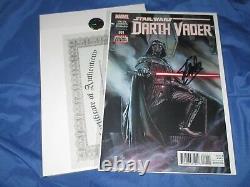DARTH VADER #1 Signed by Stan Lee withCOA Marvel Comics Star Wars