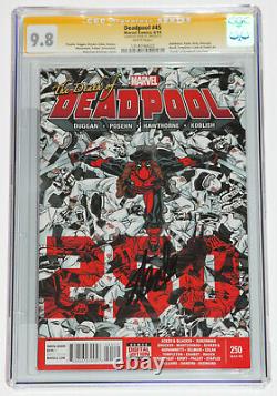 DEADPOOL #45 CGC 9.8 SS Signed by STAN LEE, White Pages, Death of Deadpool 250