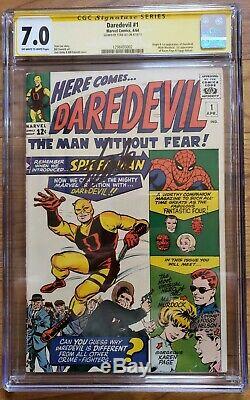 Daredevil 1 1964 signed by Stan Lee