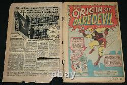 Daredevil #1 1st App of Daredevil Vintage Signed by Stan Lee (Grade 1.5) 1964
