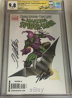 Dark Reign The List Amazing Spiderman #1 Signed Stan Lee & Frank Cho CGC 9.8 SS