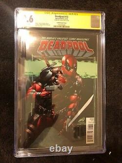 Deadpool 13 CGC SS 9.6 Stan Lee Sign Rob Liefeld Exclusive Variant Movie 8/2016