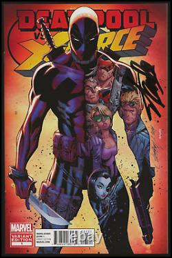 Deadpool Vs X-force #1 (2014) Stan Lee Signed Campbell 150 Variant Marvel Rare
