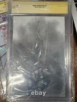 Death of Wolverine 2 3 4 signature series signed McGiven Stan Lee ALL CGC 9.8