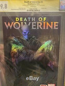 Death of Wolverine #4 CGC Signature Series Signed By Stan Lee On Issue Release