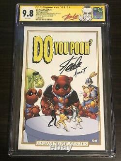 Do You Pooh #1 CGC 9.8 2X Signed SS STAN LEE Marat Serial # 4/10 Homage X-Men 4