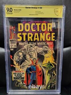 Doctor Strange #169 CBCS 9.0 signed Stan Lee, OW-W pages. 1st issue own title