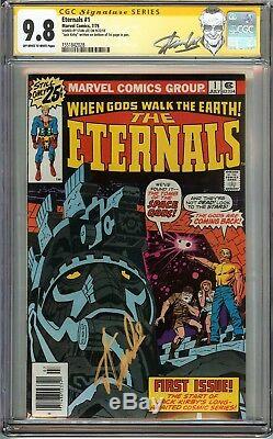 ETERNALS #1 CGC 9.8 SIGNED by both STAN LEE & JACK KIRBY Truly Amazing. Thanos