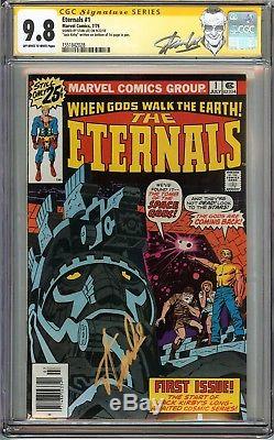 ETERNALS #1 CGC 9.8 SIGNED by both STAN LEE & JACK KIRBY Truly Amazing. Thanos