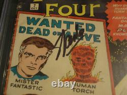 FANTASTIC FOUR #7 CGC 2.0 SS SIGNED STAN LEE. OWithW. 1962. Only 24 copies are SS