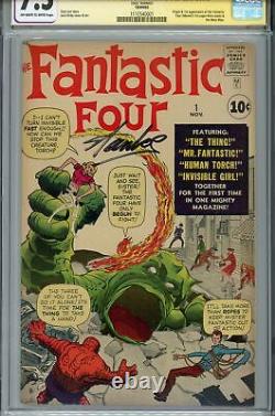 Fantastic Four #1 CGC 7.5 SS Signed Stan Lee