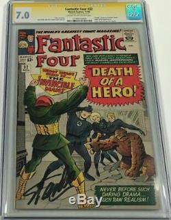 Fantastic Four #32 CGC 7.0 SS Signature Series Signed Stan Lee