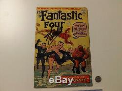 Fantastic Four #4 (1962) Signed by Stan Lee with COA Stan Lee Collectibles
