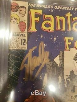 Fantastic Four #45 SIGNED BY STAN LEE CBCS CGC 5.0 Signature Series 1ST INHUMANS