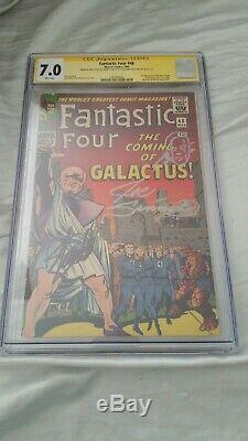 Fantastic Four #48 CGC 7.0 Signed/Sketch Stan Lee & Sinnott 1st Silver Surfer