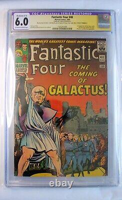 Fantastic Four #48 CGC Restored 6.0 (Marvel) Signed Stan Lee