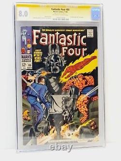 Fantastic Four #80 1968 CGC 8.0 Signed by Stan Lee 1st appearance Tomazooma