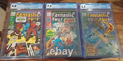 Fantastic Four Lot of 3 #101-102-103 CGC (1970) Jack Kirby