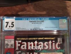 Fantastic Four Lot of 3 #101-102-103 CGC (1970) Jack Kirby