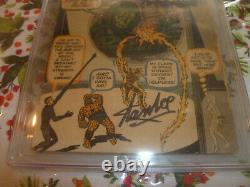 Fantastic four 5 cgc 4.0 Signed by Stan Lee off white to white