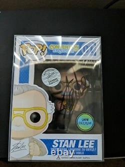 Funko POP! STAN LEE # 1 SIGNED NYCC 2013 Exclusive (Excelsior Approved)