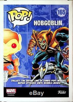Funko Pop! Marvel Hobgoblin #165 Collector Corps Exclusive Signed Stan Lee COA