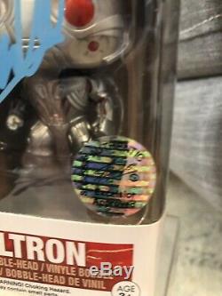 Funko pop Marvel Avengers #72 ULTRON Autographed By Stan Lee with COA