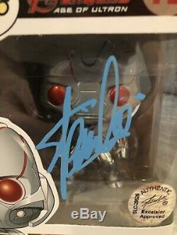 Funko pop Marvel Avengers #72 ULTRON Autographed By Stan Lee with COA