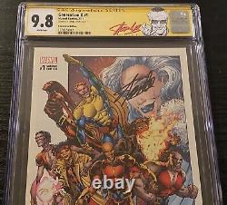 Generation X CGC 9.8 SS 11000 Signed STAN LEE LABEL Remastered X-Men Variant