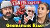 Generations React To Stan Lee Marvel