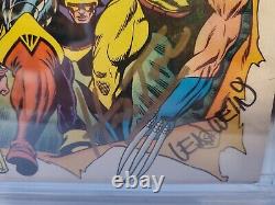 Giant Size X-MEN # 1 CGC SS with SKETCH Signed by Stan Lee, Len Wein, Herb Trimpe