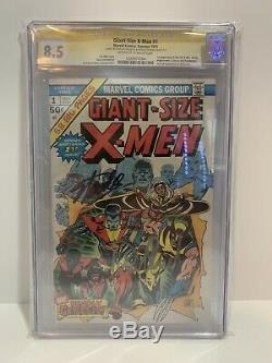 Giant Size X-Men 1 CGC 8.5 SE Signed By Stan lee + Prof X. 1 Of 1 NO RESERVE